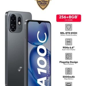 إيتيل A100C أسود نقي ثنائي الشريحة 3+5 جيجابايت رام 256 جيجابايت 4G - نسخة الشرق الأوسط