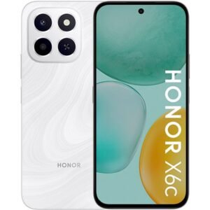 هونورX6c ثنائي الشريحة 4G أبيض ضوء القمر 6GB RAM 256GB - نسخة الشرق الأوسط