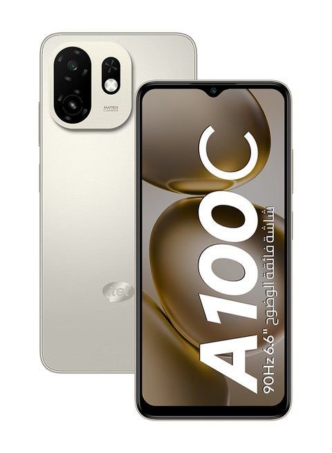إيتيل A100c تيتانيوم ذهب 3+5 جيجابايت رام 128 جيجابايت 4G - نسخة الشرق الأوسط