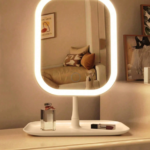 مرآة مكياج بإضاءة LED، مرآة مكياج محمولة، مرآة مكياج ثلاثية الأوضاع بتحكم لمسي، قابلة للطي، مرآة غرفة نوم، مرآة مكياج للسفر، هدية للنساء في عيد الميلاد وعيد الهالوين، ديكور منزلي خريفي، مكياج، مرآة تجميل، مرآة صغيرة، مرآة يدوية، سعر معقول، هدية عيد الميلاد، أدوات مكياج، رخيصة وجيدة، هدايا، سفر، أشياء رخيصة، ضروريات السفر